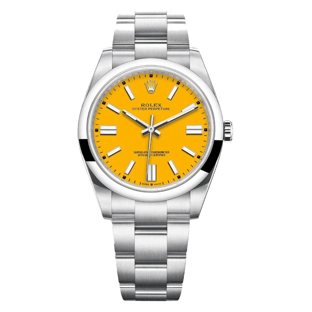 Rolex Oyster Perpetual Yellow Dial super clone watch